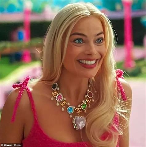 barbie necklace movie chanel|margot robbie chanel necklace.